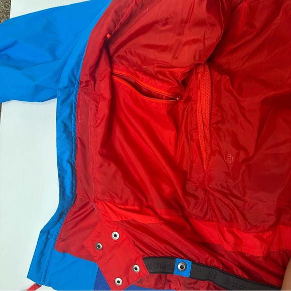Special Blend Blue Red Snowboarding Jacket - Picture 7 of 8